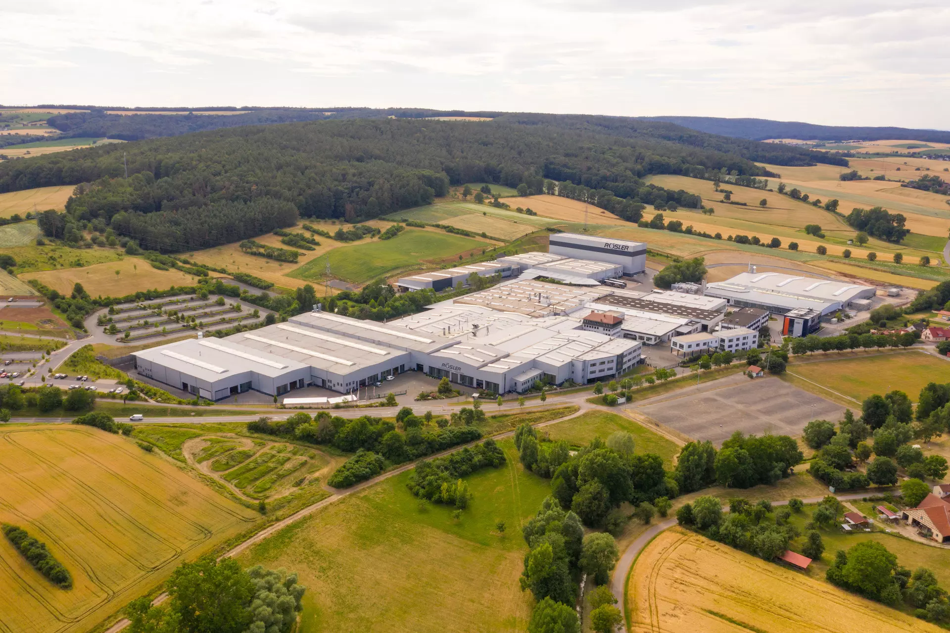 Aerial photo of Roesler headquarter